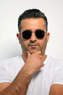 عینک 04پنج ضلعی مشکی میلی لیتر برند Modalucci کد 1650758166