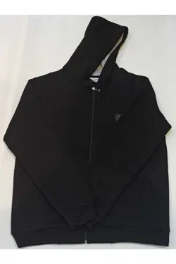 بافتنی نرم پلار کلاهدار کلفت داخل سایز بزرگ زیپدار مشکی برند BLUES MODA کد 1650950832