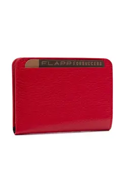 کیف پول محافظ کوچک ضد قرمز جا کارتی چرم اصل برند Flapp کد 1650923011