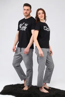 لباس راحتی شطرنجی آستین کوتاه مردانه برند ChicveChic کد 1650906429
