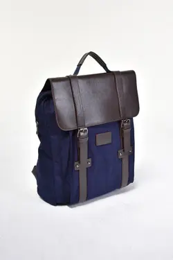 کوله پشتی کمربند مردانه قسمته لپ تاپ کمربند‎دار سرمه ای برند Icone کد 1651089967