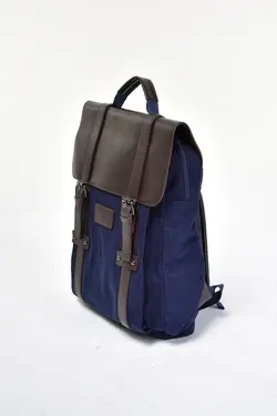 کوله پشتی کمربند مردانه قسمته لپ تاپ کمربند‎دار سرمه ای برند Icone کد 1651089967