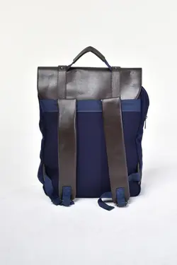 کوله پشتی کمربند مردانه قسمته لپ تاپ کمربند‎دار سرمه ای برند Icone کد 1651089967