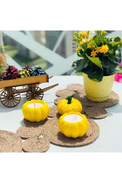 ست معطر 3تکه کدو تنبل زرد برند bifra کد 1651014486