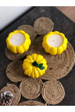 ست معطر 3تکه کدو تنبل زرد برند bifra کد 1651014486