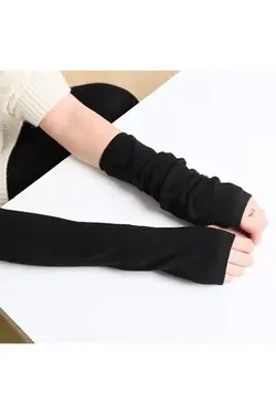ساده انگشت نصفه دوتایی مشکی برند Touz Moda کد 1651006782