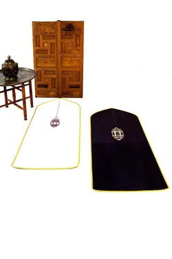 بسته ارتوپدیک سجاده مخملی کرم سیاه برند Oxyofficial کد 1651201686