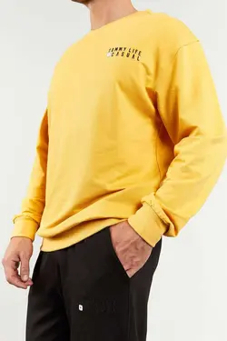 ست لباس راحتی گشاد یقه گرد پاچه لاستیک روزمره سیاه خردلی مردانه برند Tommy Life کد 1651188726