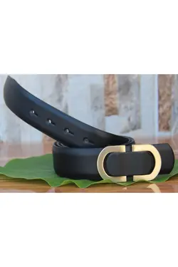 کمربند دار چرم مصنوعی مشکی برند ZEKTON کد 1651367111