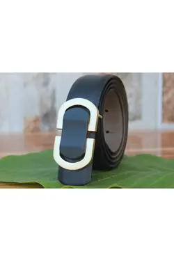 کمربند دار چرم مصنوعی مشکی برند ZEKTON کد 1651367111