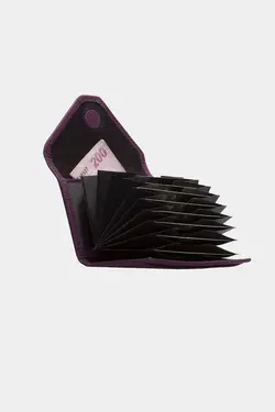 کیف پول کاغذی محفظه ای سکه 3639100% اصل بنفش جا کارتی چرم برند Grande کد 1651324446