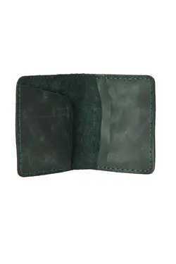 100چرم سبز جا کارتی دست ساز دستی مردانه برند Altınyıldız Classics کد 1651324267