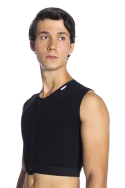 کرست کوتاه مشکی مردانه برند LİPOTEKS کد 1651478728