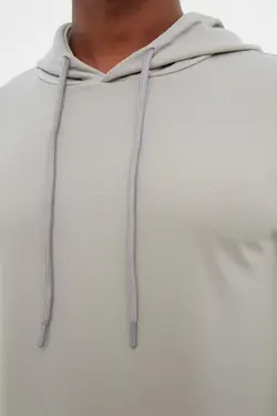 ست لباس راحتی متناسب طوسی مردانه برند TRENDYOL MAN کد 1651462146