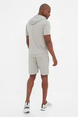 ست لباس راحتی متناسب طوسی مردانه برند TRENDYOL MAN کد 1651462146