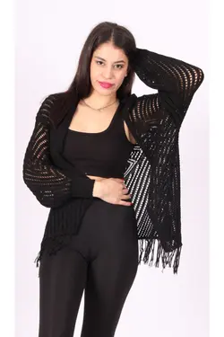 بافتنی مشکی زنانه برند Nazende Stil کد 1651427046