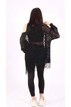بافتنی مشکی زنانه برند Nazende Stil کد 1651427046