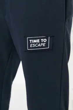 متناسب چاپی پاچه لاستیک سرمه ای مردانه برند TRENDYOL MAN کد 1651369147