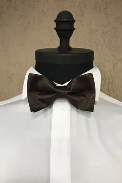 پاپیون جعبه‎دار طرحدار قهوه‎ای مردانه برند Quesste Accessory کد 1651711387