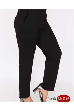 بافتنی زمستانی کمربند دار فولادی بلند سایز بزرگ شلوار کلاسیک برند İyisini İstersen کد 1651707917