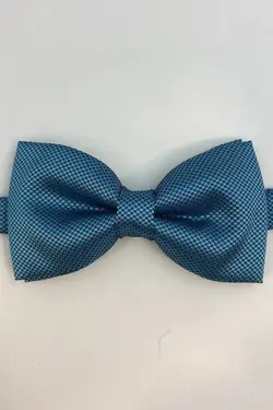 ست پاپیون یقه سوزن دار دستمال طرح‎دار فیروزه ای برند Quesste Accessory کد 1652001888