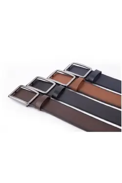 کمربند جین مردانه پارچه سرمه ای چرم اصل 4cm برند BOYD کد 1651949828