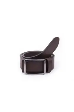 کمربند جین مردانه پارچه قهوه‎ای چرم اصل 4cm برند BOYD کد 1651949767