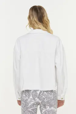 ژاکت سفید برند TRENDYOLMİLLA کد 1651836428