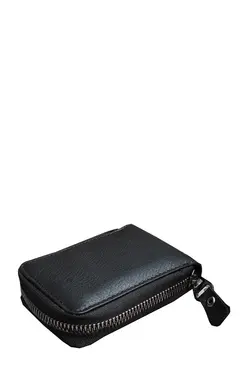 کیف پول 11قسمته جا کارتی مشکی زیپدار چرم اصل برند Kemer Dünyası کد 1651799120
