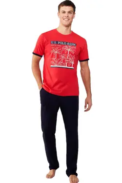 لباس راحتی تیشرت چاپی یقه گرد برند US Polo Assn کد 1651783446