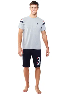 ست شلوارک تیشرت آستین کوتاه مردانه برند US Polo Assn کد 1651783087
