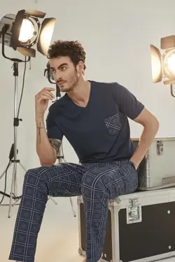 لباس راحتی آستین کوتاه مردانه برند Aydoğan کد 1652132287