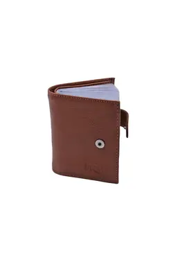 کیف پول جا کارتی ایستاده مدل شفاف داخل چرم اصل برند MKM کد 1652307163