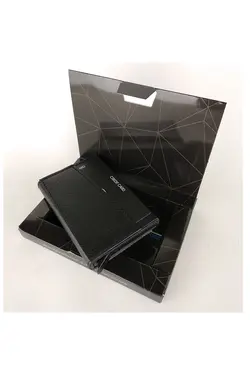 کیف پول محافظ اتوماتیک جا کارتی چرم برند Aquablue کد 1652306587