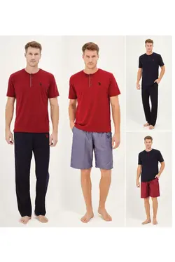 شلوارک لباس راحتی سرمه ای برند US Polo Assn کد 1652288169
