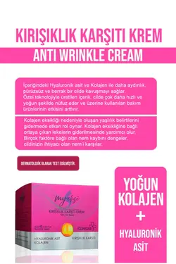 کرم مراقبت از بین برنده هیالورونیک اسید ضد پیری کلاژن &amp; اسیدی برند MYEKSİ کد 1652278447
