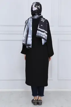 بافتنی کمربند دار مشکی زنانه برند ilmek کد 1652221626