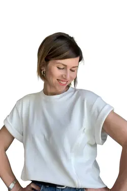 سویشرت گشاد شیردهی سفید زیپدار بارداری برند LeZeR کد 1652388628