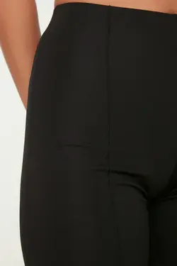 شلوار راحتی اسپرت مشکی برند TRENDYOLMİLLA کد 1652358967