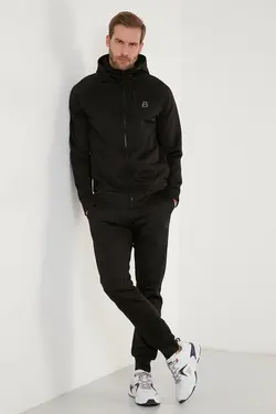 ست لباس راحتی جیب دار کلاهدار مردانه زیپدار برند Buratti کد 1652377566