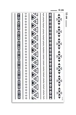 خالکوبی کوچک انگشت قد طرح ابر و باد دستی برند BP Tattoo کد 1652347005