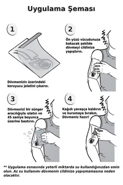 خالکوبی کوچک انگشت قد طرح ابر و باد دستی برند BP Tattoo کد 1652347005