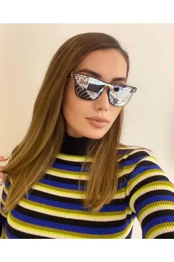 عینک اینه‎ای نقره برند BOUTIQUE MARYJANE کد 1652331316