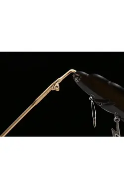 اکسسوار عینک در قالب طرح‎دار براق رنگی یکدست برند INU کد 1652503482