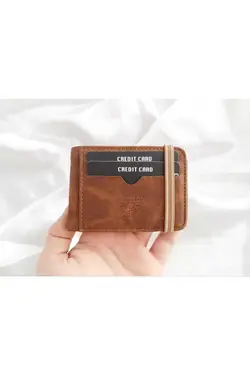 قسمته کوچک 200 کیف پول، جا کارتی مردانه چرم مشکی برند awilda.bags کد 1652479523