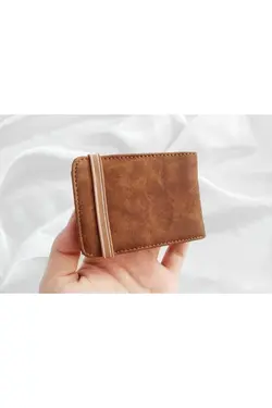 قسمته کوچک 200 کیف پول، جا کارتی مردانه چرم مشکی برند awilda.bags کد 1652479523