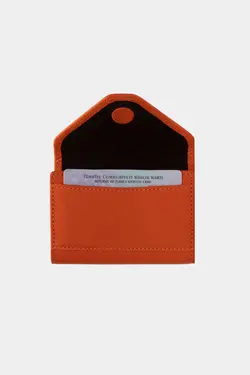 کیف پول کاغذی محفظه ای سکه 3639100% اصل نارنجی جا کارتی چرم برند Grande کد 1652479933