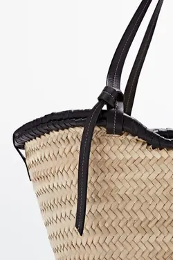 کیف لوازم آرایش سبد بافتنی برند Massimo Dutti کد 1652454967