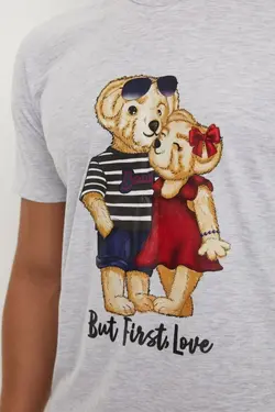 ست شلوارک ملانژ Teddy مردانه برند Katia &amp; Bony کد 1652455626