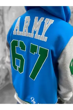 کت کالج کلاهدار قلاب دوزی شده برند go gang own کد 1652687647